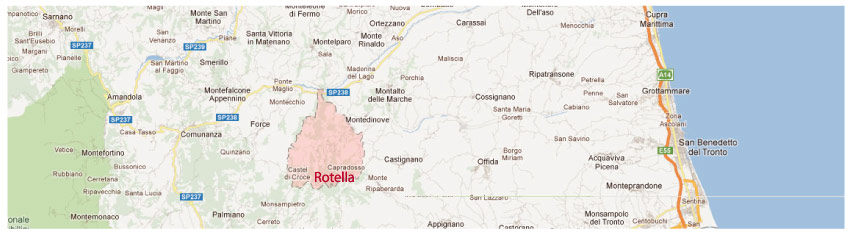 Mappa della zona